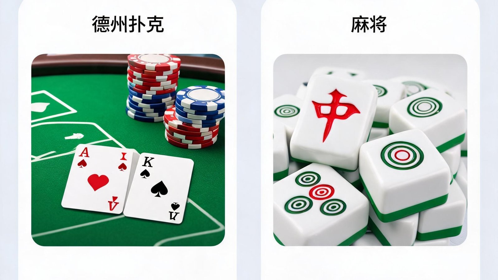 kaiyun棋牌游戏大厅，德州扑克桌与麻将图标，界面简洁友好